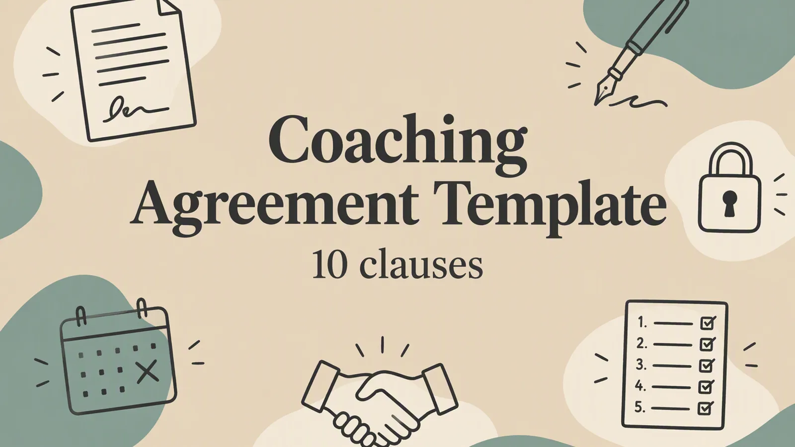 Free Coaching Agreement Template: 10 Clauses to Copy and Customize